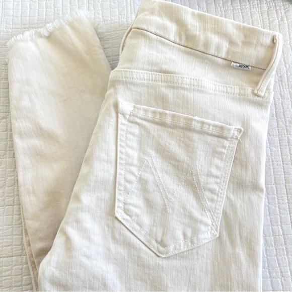 Mother The Looker Ankle Jeans  in Cream Puff - Picture 10 of 10